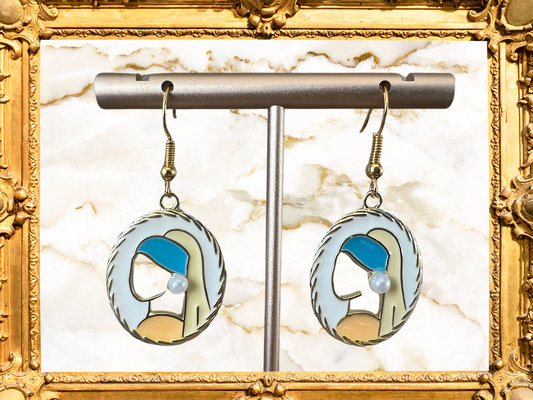 Girl with the Pearl Earrings Clip On Earrings
