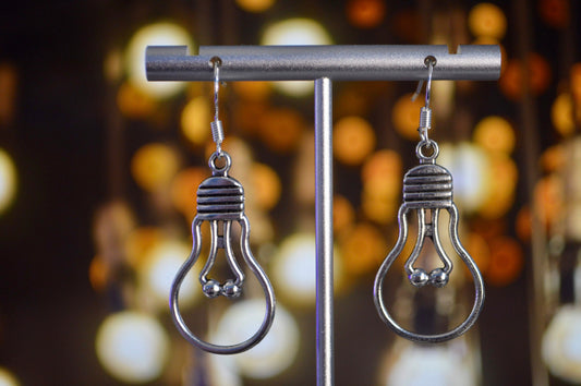 Lightbulb Minimalist Clip On Earrings
