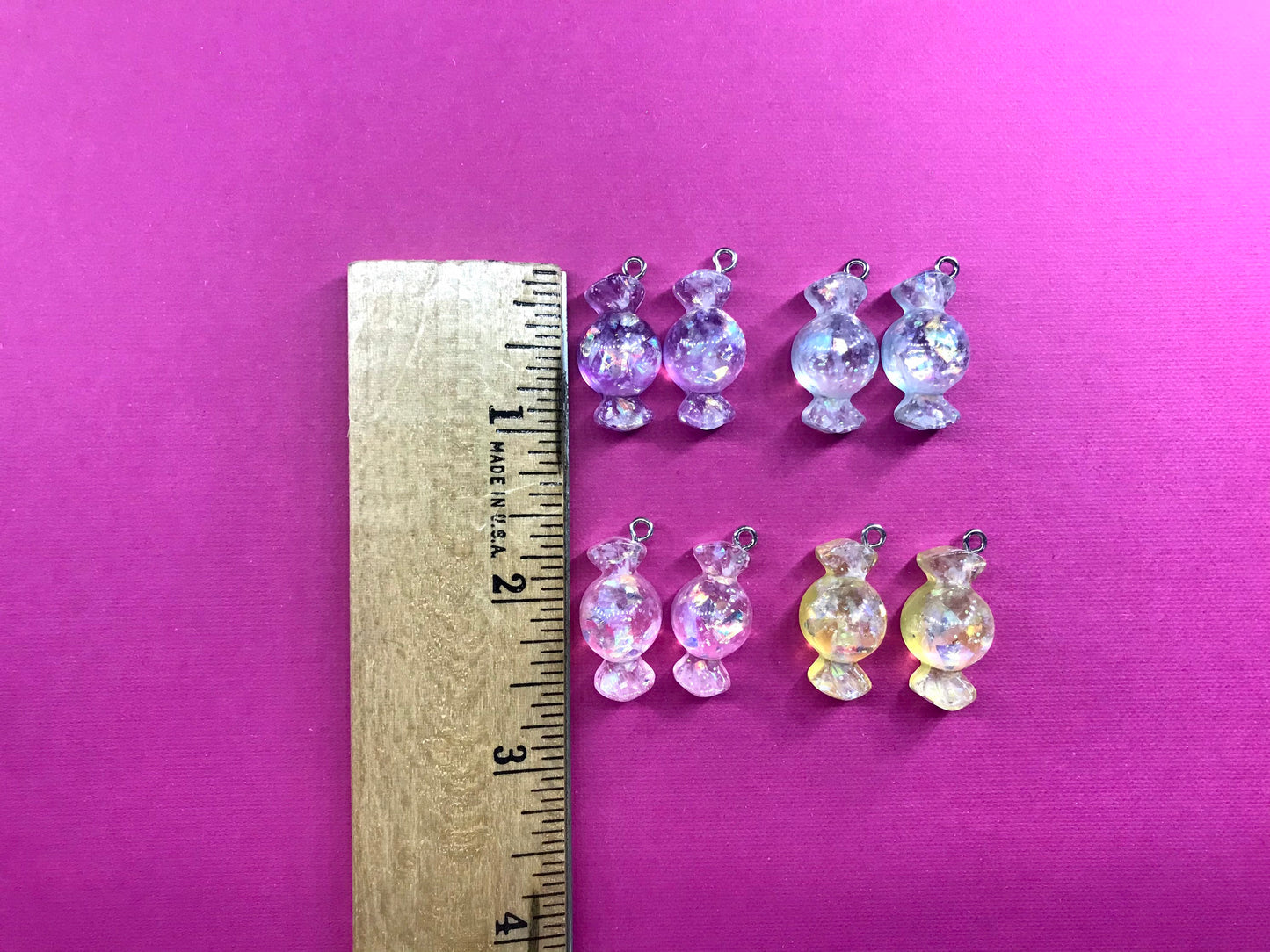 Candy Confetti Clip On Earrings