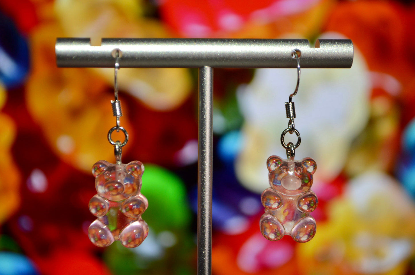 Gummy Bear Clip On Earrings