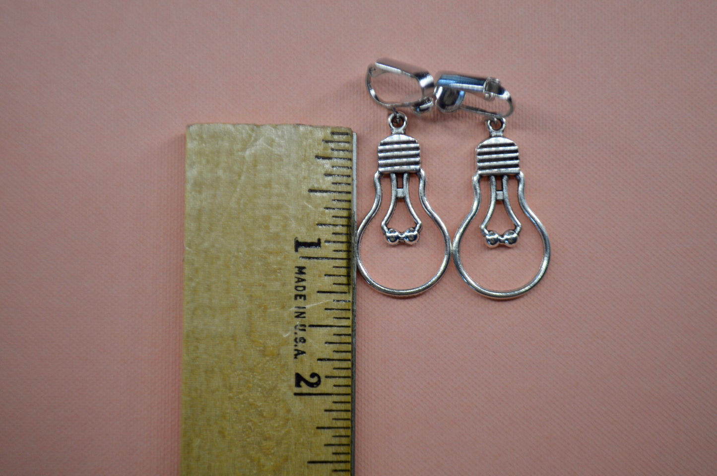Lightbulb Minimalist Clip On Earrings