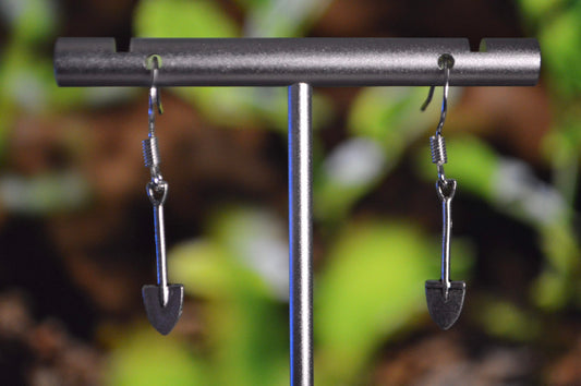 Shovel Tiny Clip On Earrings