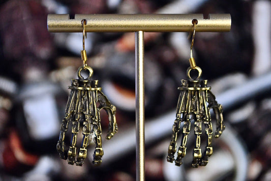 Robot Hands Industrial Clip On Earrings