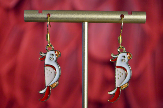 Bird Clip On Earrings