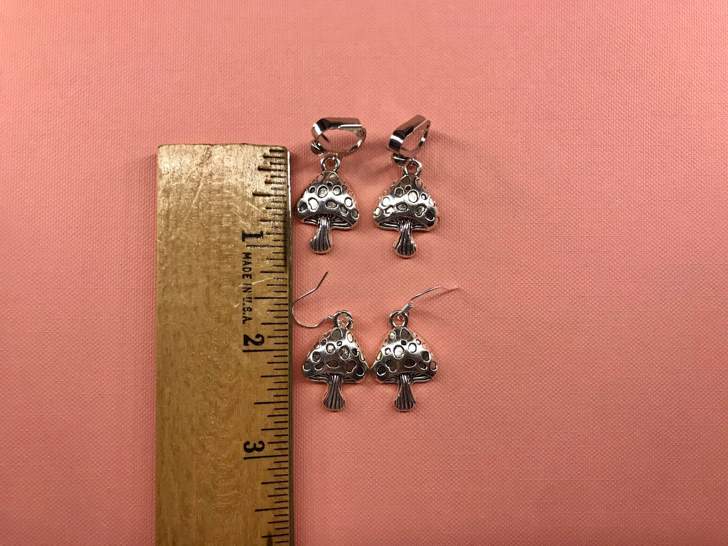 Mushroom Magical Earrings Clip On Earrings