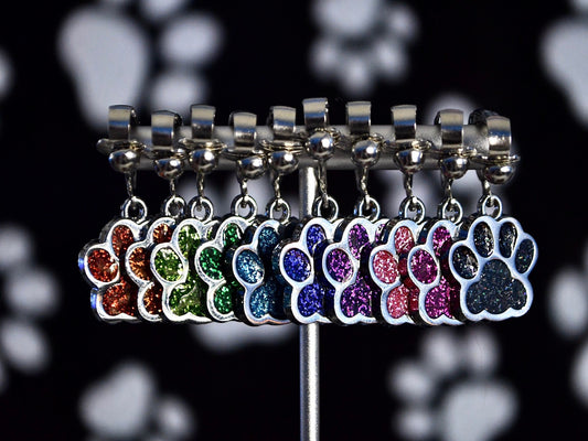 Paw Print Earrings Clip On Earrings