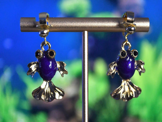 Fish Clip On Earrings