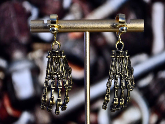 Robot Hands Industrial Clip On Earrings