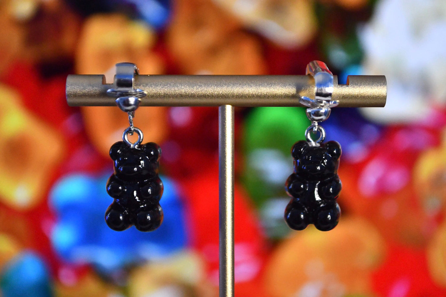 Gummy Bear Clip On Earrings