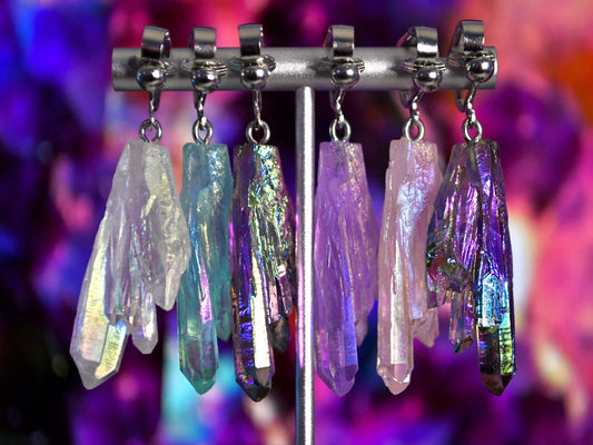 Crystal Clip On Earrings