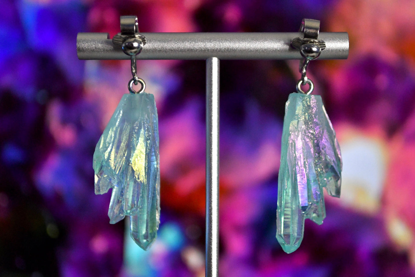 Crystal Clip On Earrings