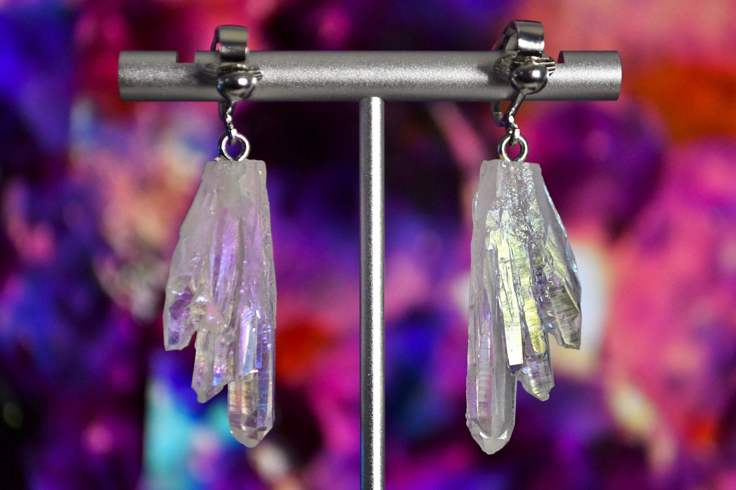 Crystal Clip On Earrings