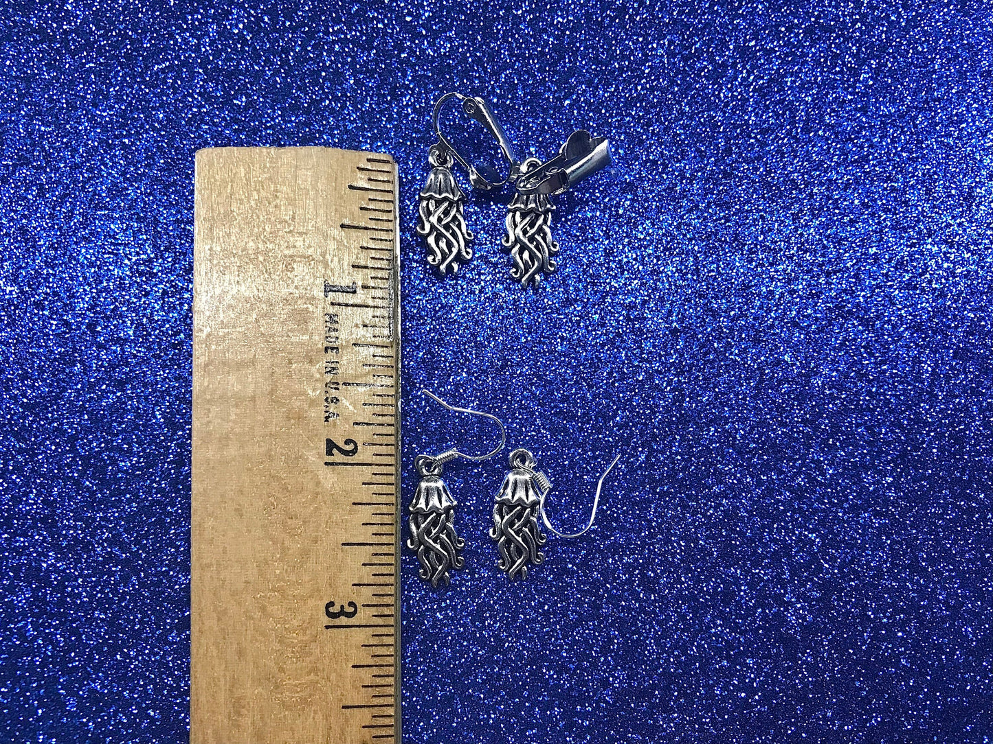 Jellyfish Clip On Earrings