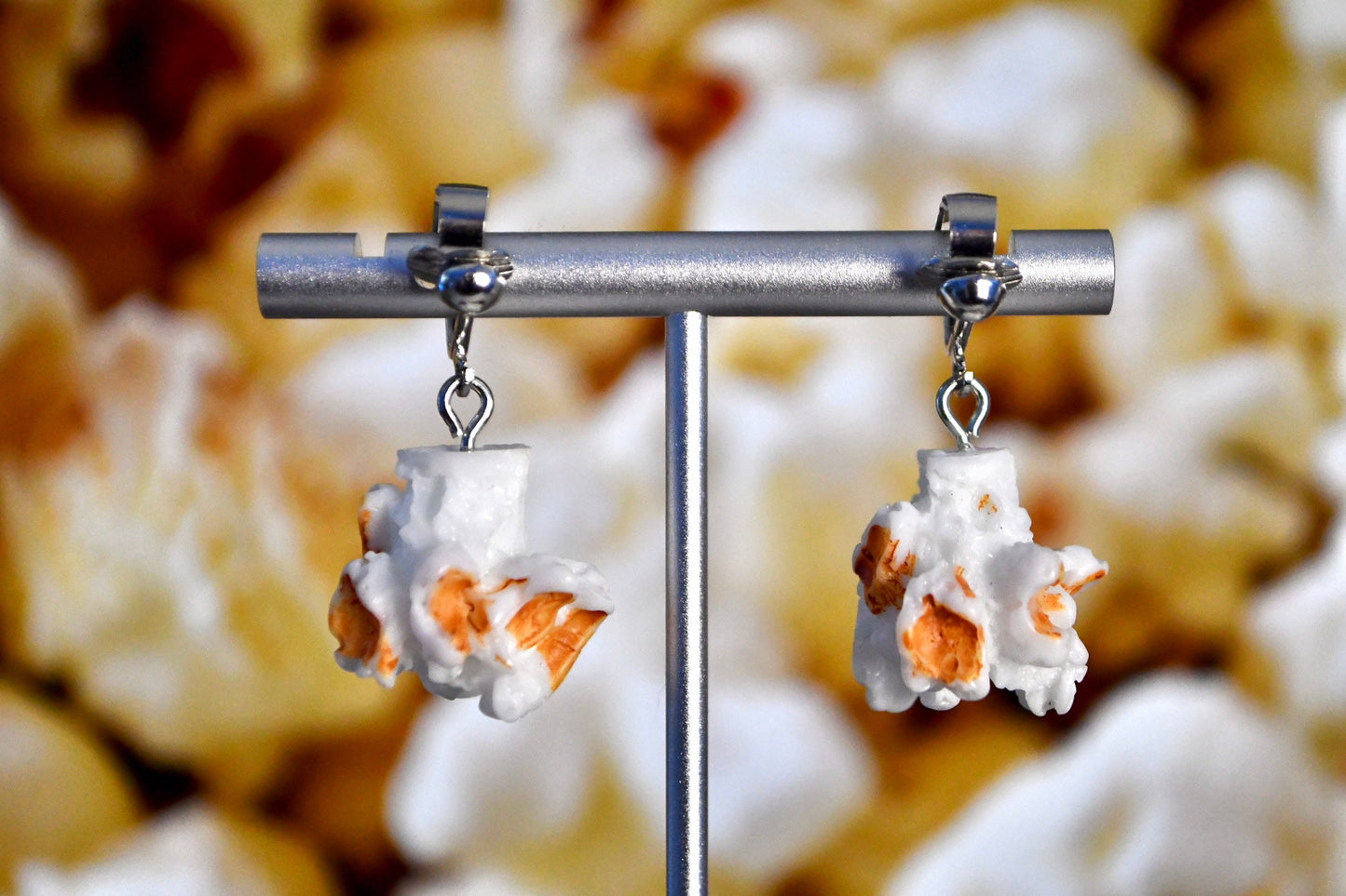 Popcorn Clip On Earrings