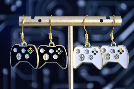 Video Game Controller Clip On Earrings
