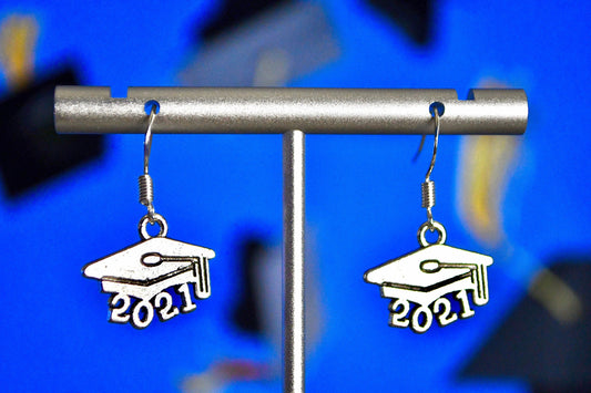 Graduation 2021 Clip On Earrings