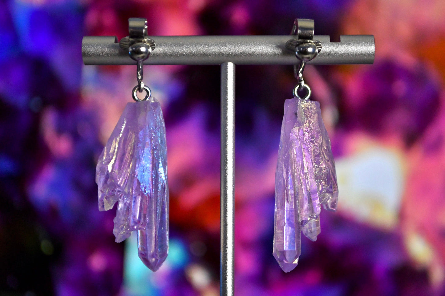 Crystal Clip On Earrings