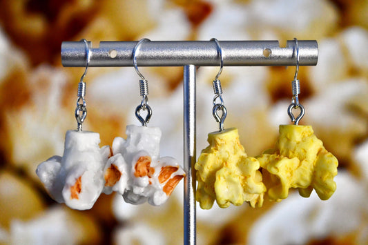 Popcorn Clip On Earrings