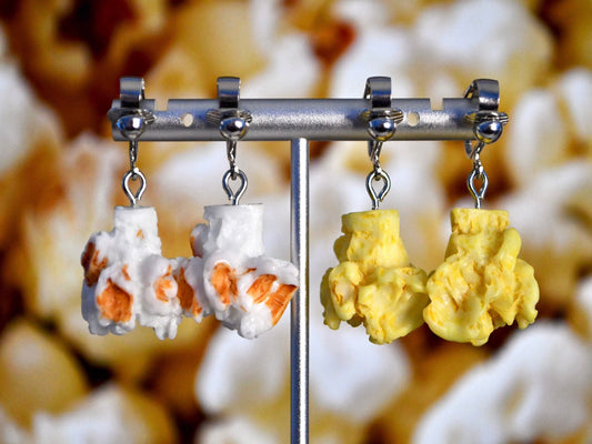 Popcorn Clip On Earrings