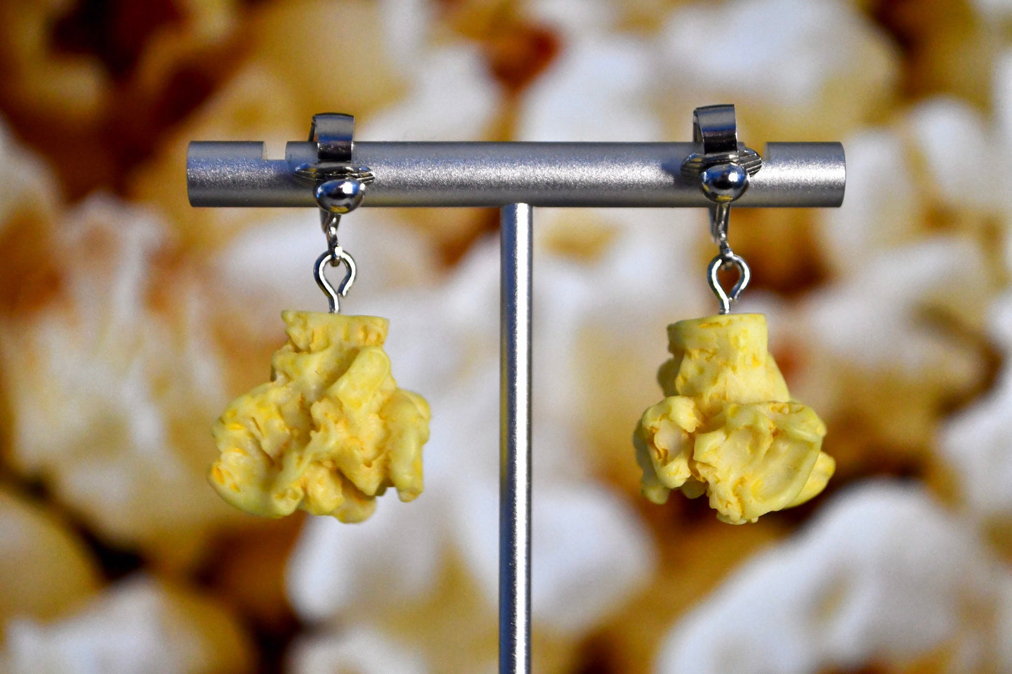 Popcorn Clip On Earrings