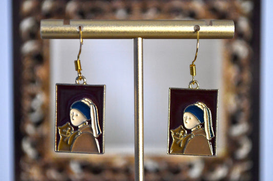 Art Piece Clip On Earrings