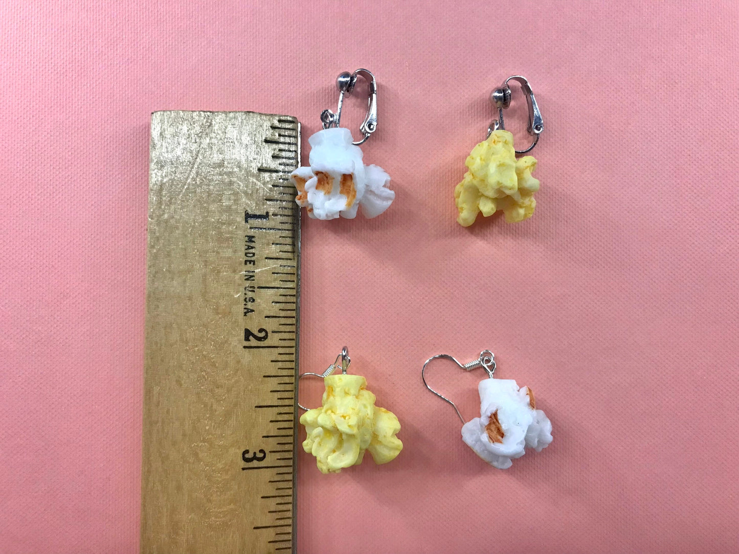Popcorn Clip On Earrings