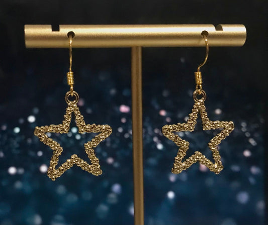 Star Clip On Earrings