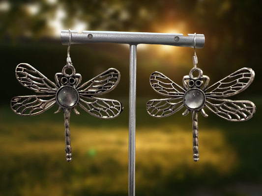 Dragonfly Clip On Earrings