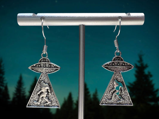 Bigfoot Clip On Earrings