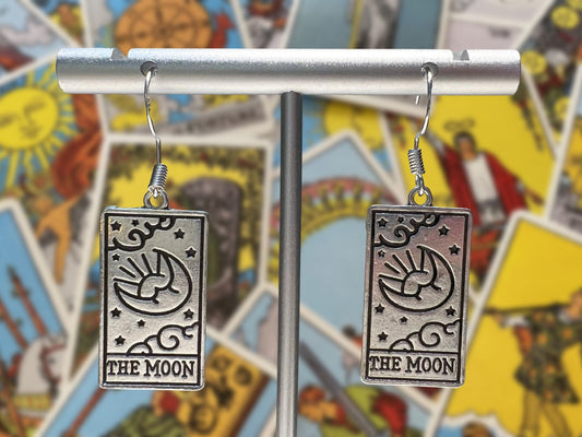 Tarot Card Clip On Earrings