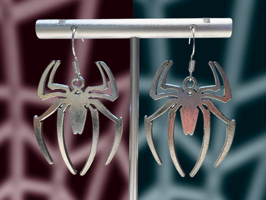 Spider Symbol Earrings Clip On Earrings