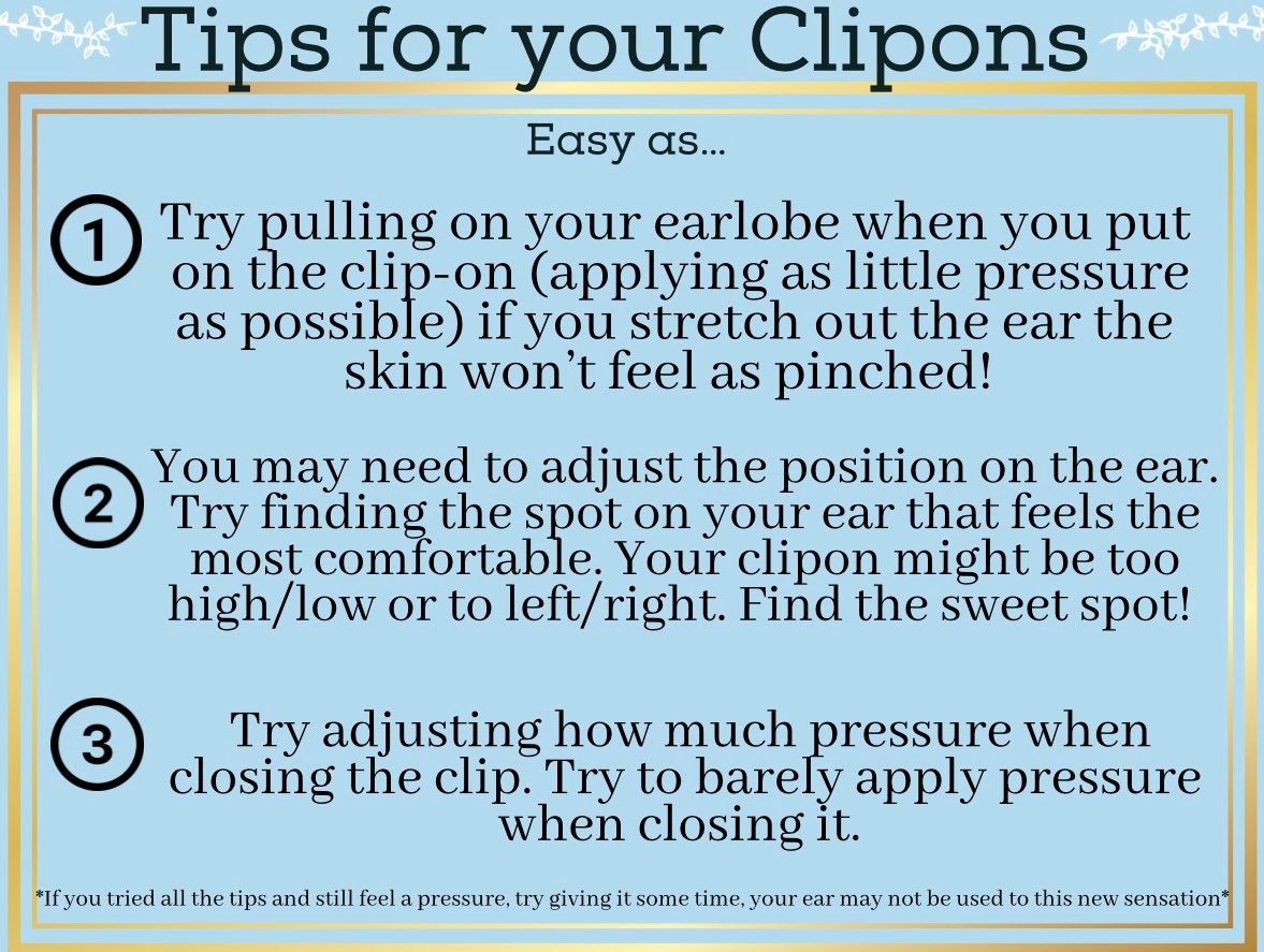 Watch Clip On Earrings