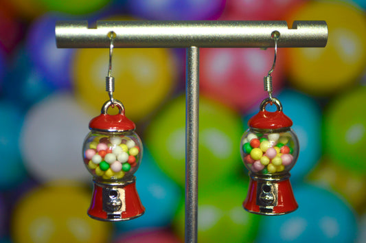 Bubblegum Machine Clip On Earrings