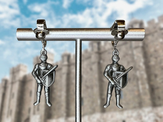 Knight Clip On Earrings